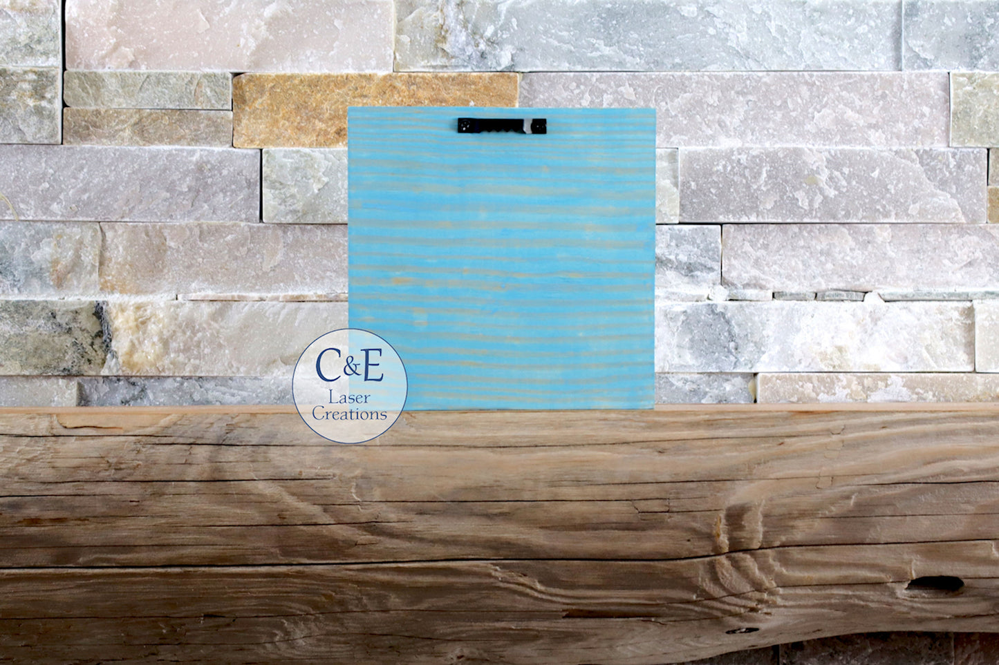 Scrabble Tiles - Aqua Stain