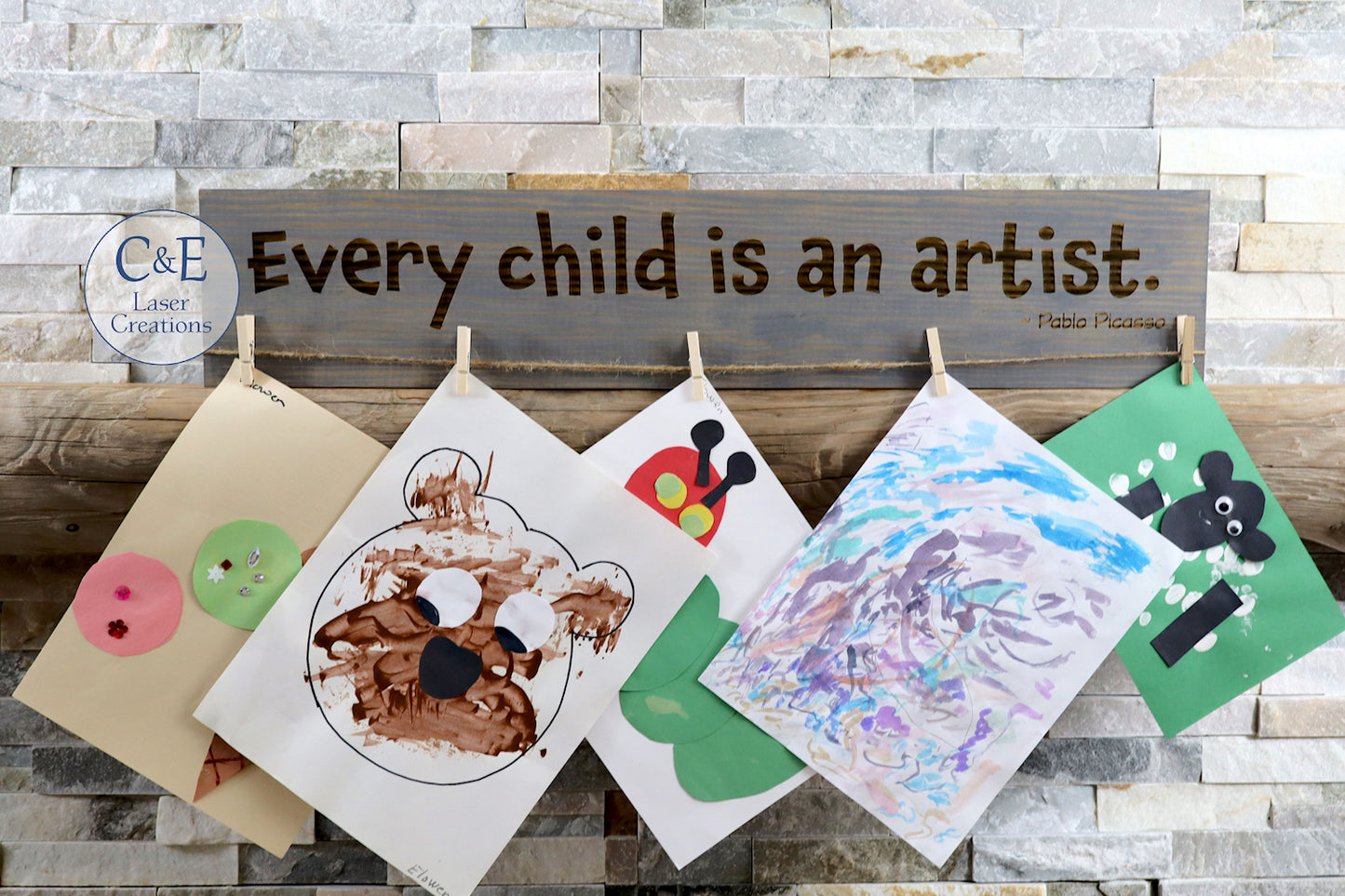 Picasso Kid's Art Display