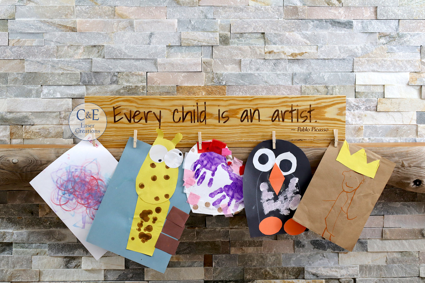 Picasso Kid's Art Display