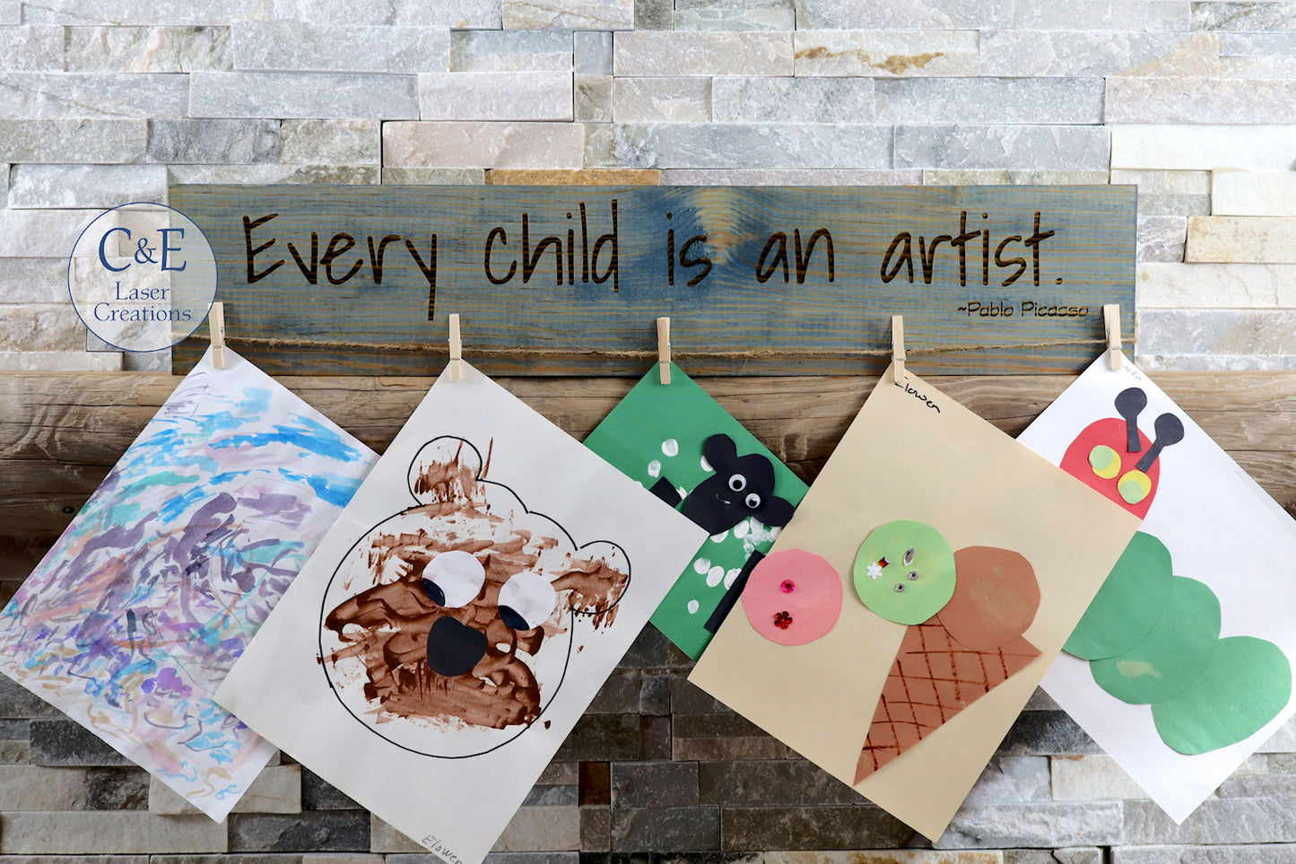 Picasso Kid's Art Display