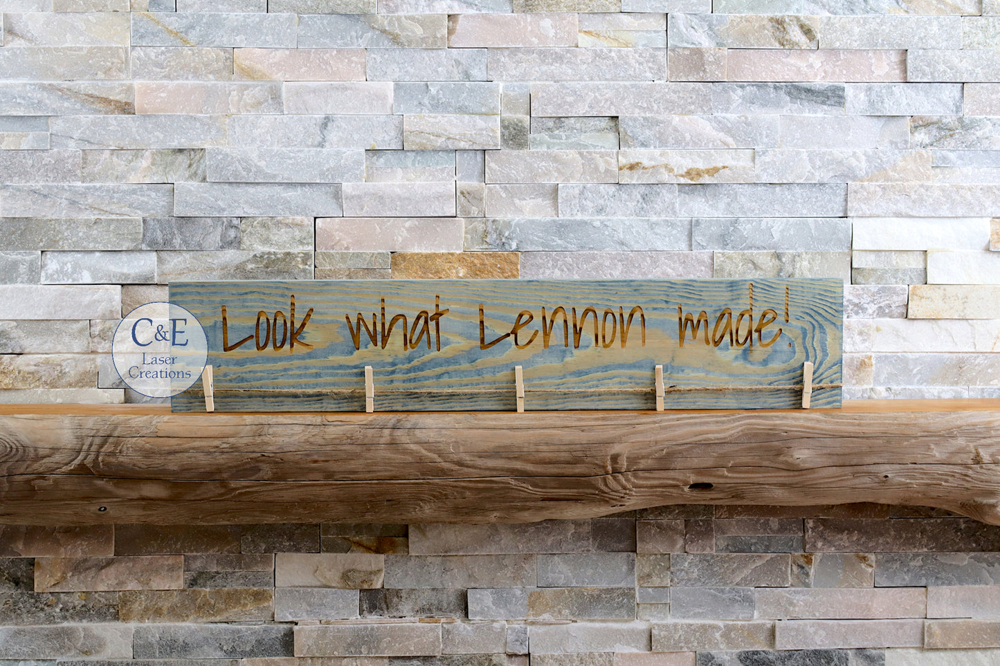 Look What ... Kid's Art Display Sign