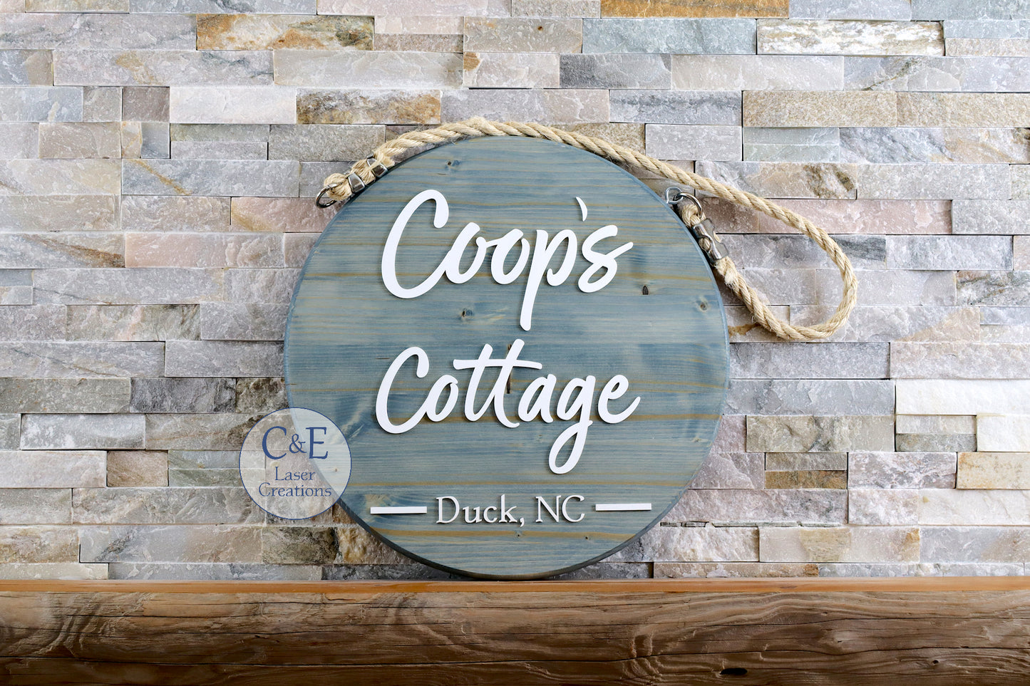 Custom Hanging Round Sign