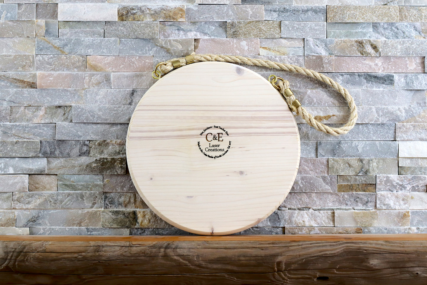 Custom Round Teacher Sign