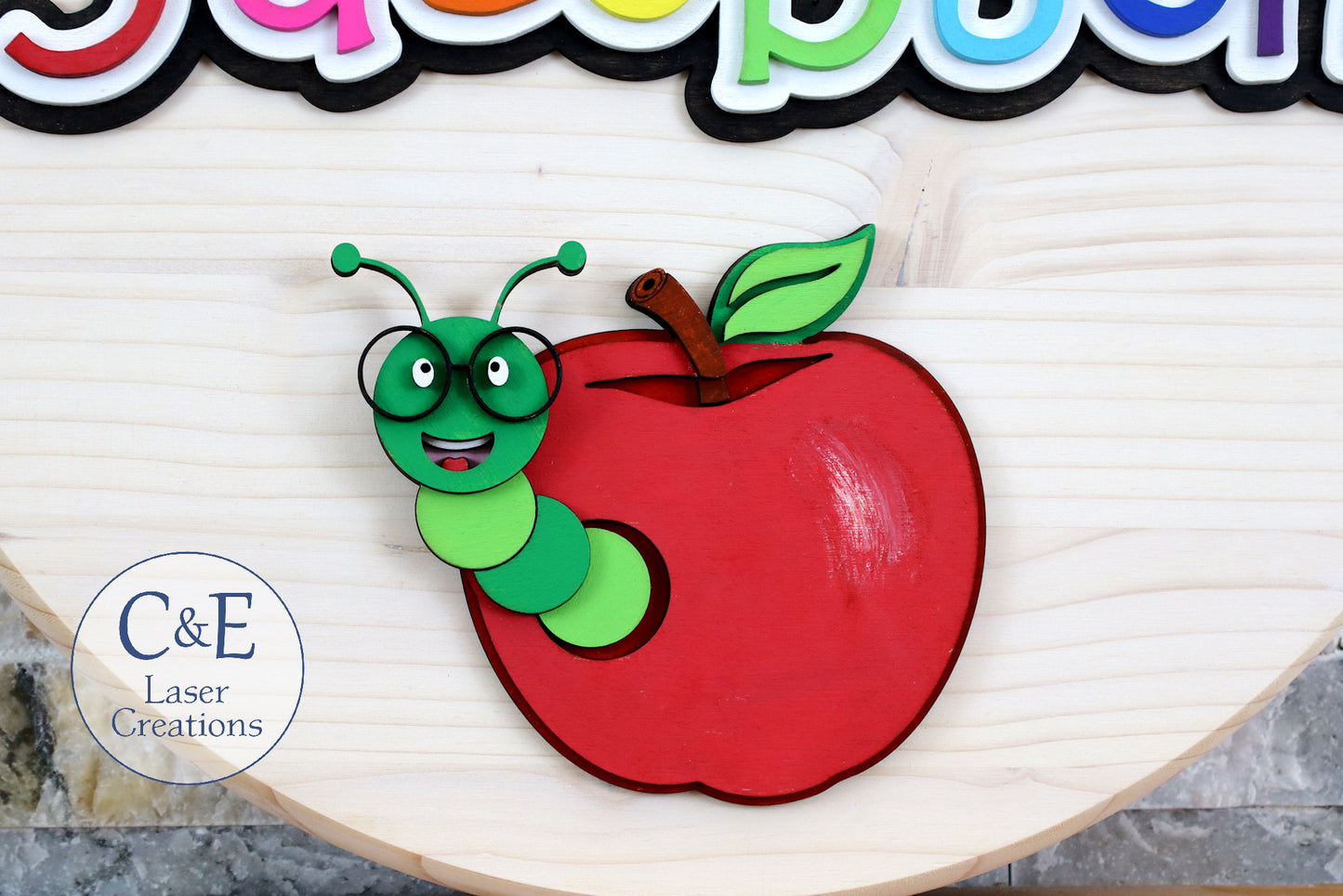 Custom Round Teacher Sign