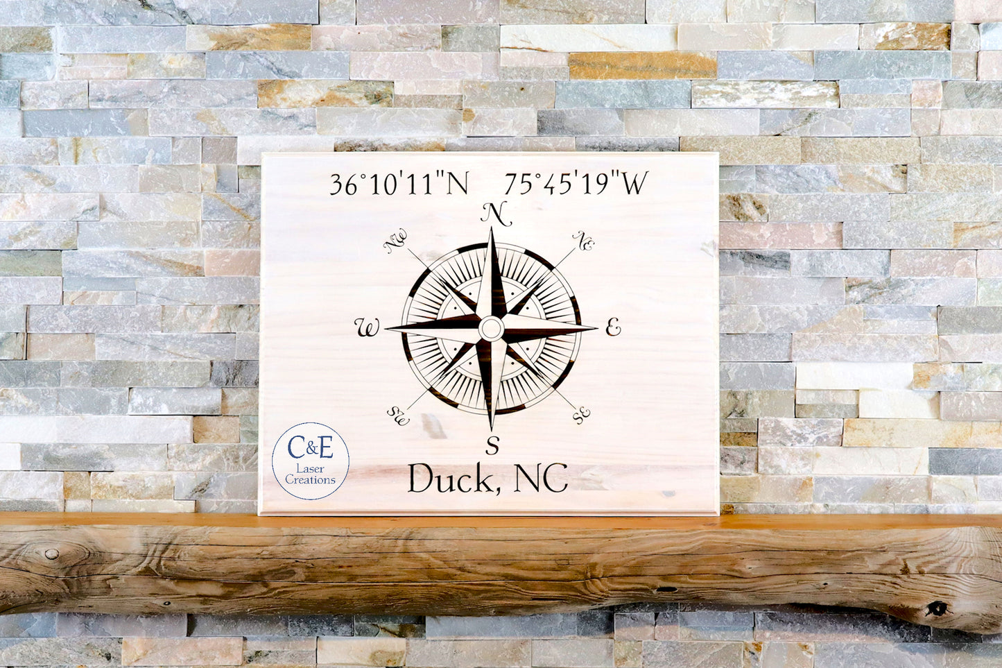 Custom Compass Rose Sign