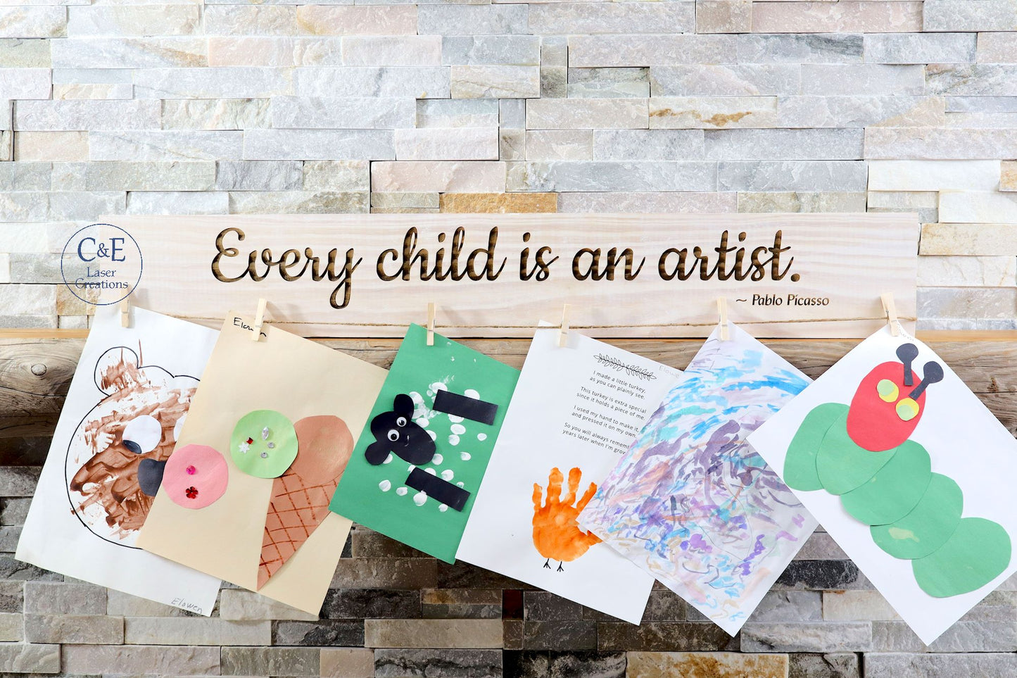 Picasso Kid's Art Display